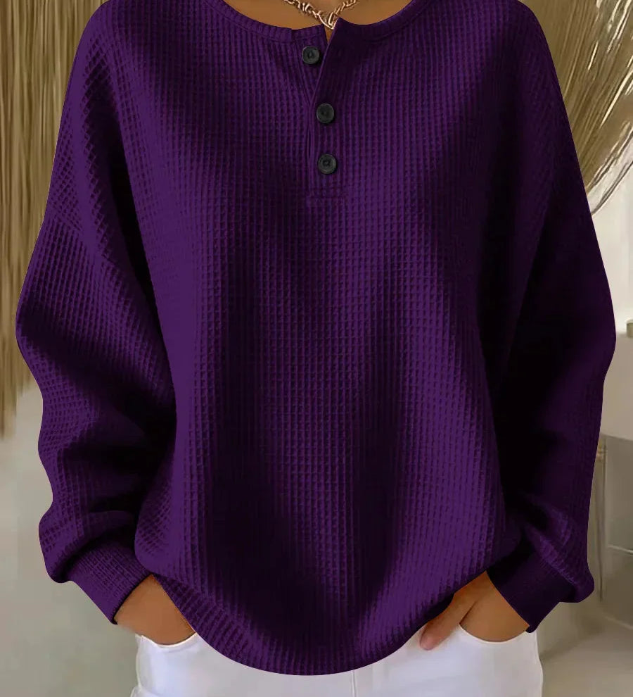 Michaela – Maglione da donna elegante con bottoni A minha loja