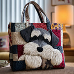 Borsa artigianale trapuntata con Schnauzer A minha loja