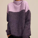 Norah | Maglione in Cotone con Collo Alto Elegante A minha loja