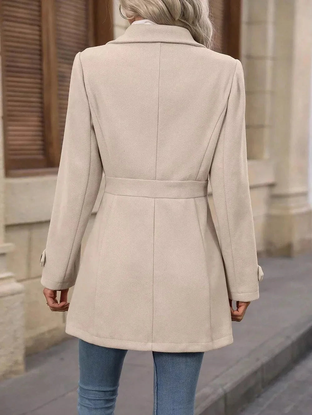 Veronika – Cappotto urbano premium con bottoni A minha loja