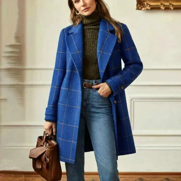 Martina - Cappotto a quadri classico A minha loja