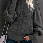 Lory | Maglione Casual Lungo a Maniche Lunghe A minha loja