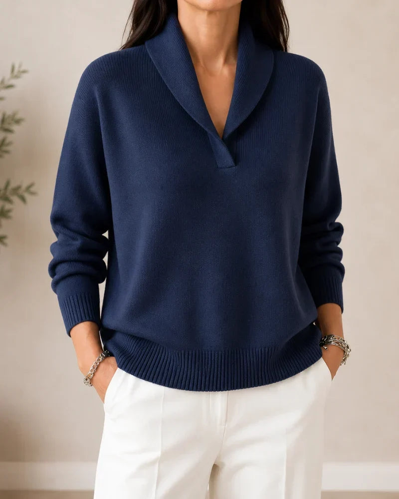 ANTONINE - SOFT V-NECK JUMPER FOR WOMEN A minha loja