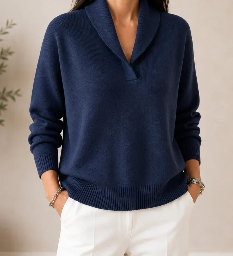 ANTONINE - SOFT V-NECK JUMPER FOR WOMEN A minha loja