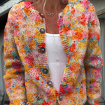 Cardigan Vintage in Maglia per Donna Aurora Roma