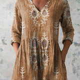 "Elise | Blusa Lunga con Decolleté a V". A minha loja