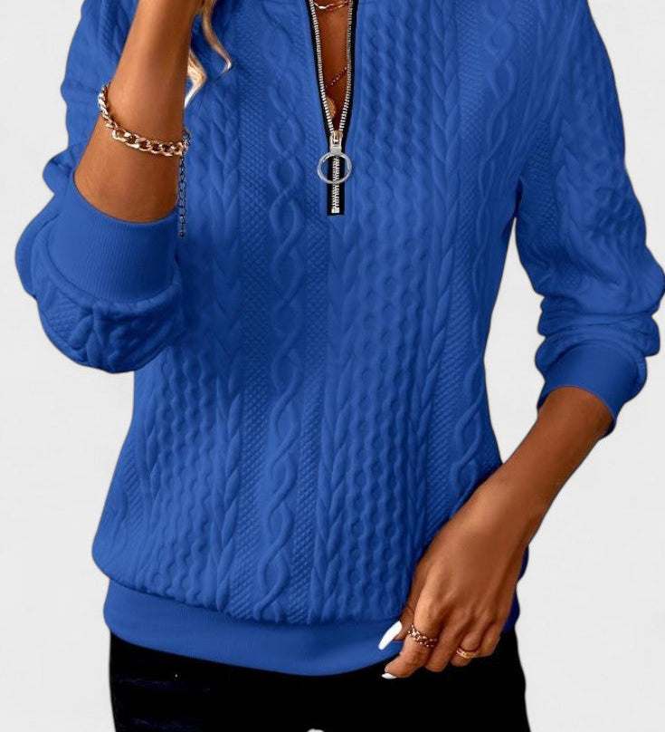Nela™ | Maglione con zip per donne A minha loja