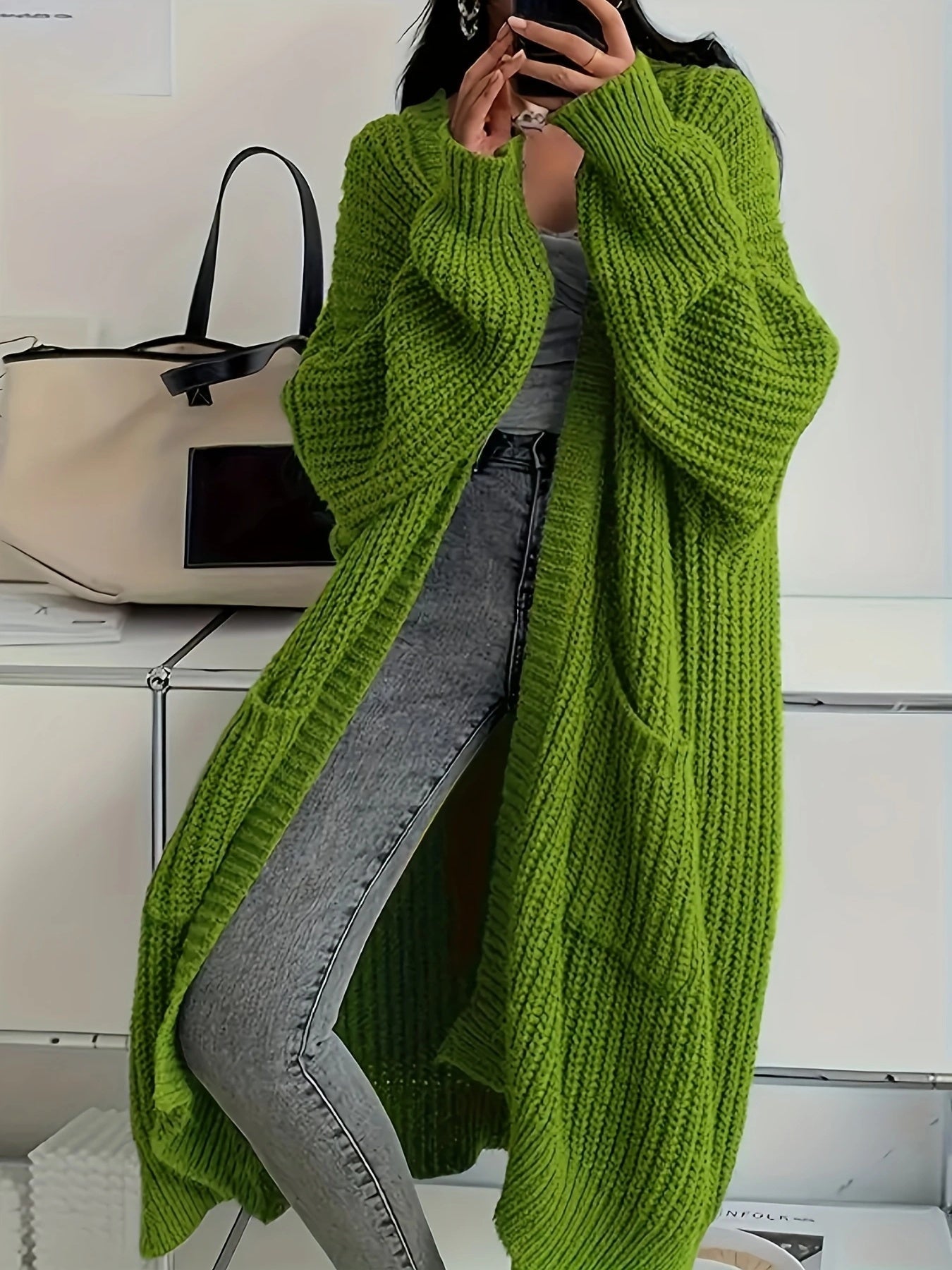 Alice | Comfortable Longline Cardigan A minha loja