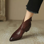 Jitka™ | Eleganti scarpe in pelle con tacco basso A minha loja