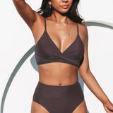Sicilia - Set di Bikini a Vita Alta Elegante A minha loja