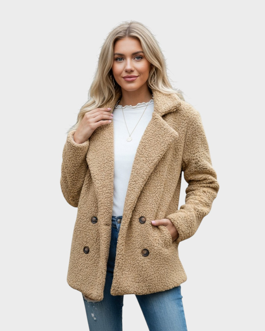 Adele™ Teddy Cappotto A minha loja