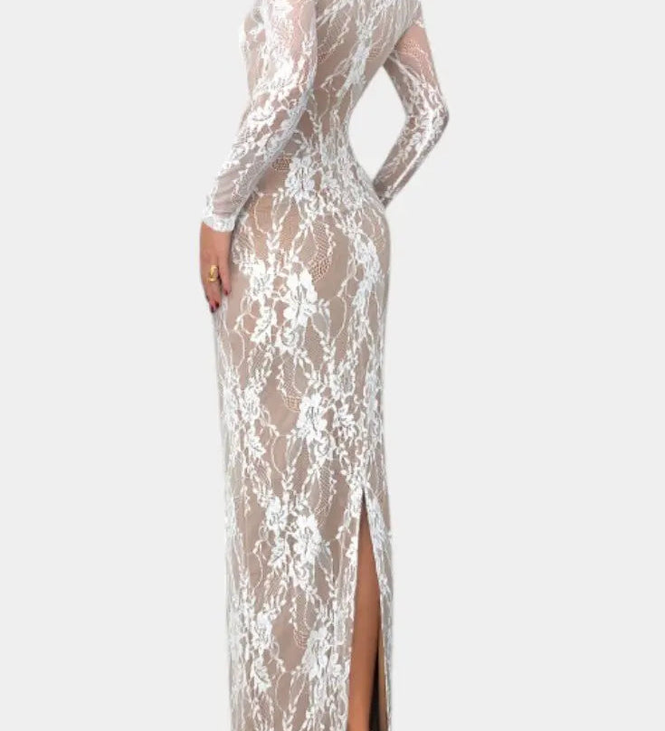 Adoria™ | Abito in pizzo elegante A minha loja