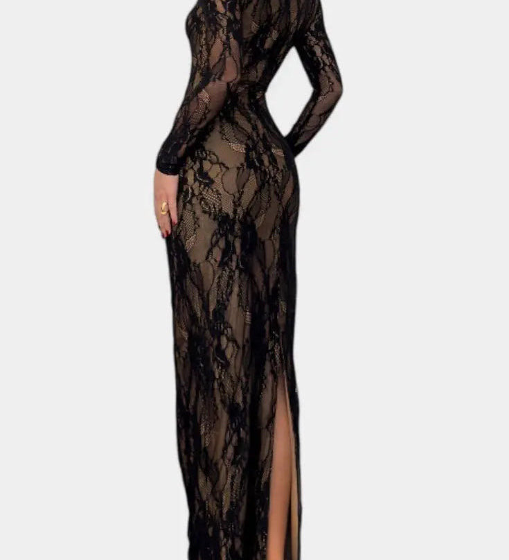 Adoria™ | Abito in pizzo elegante A minha loja