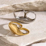 Anello Doppio in Oro Classico