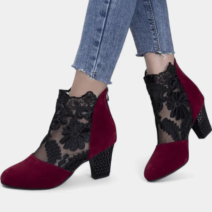 Charlotte™ | Décolleté eleganti con motivo floreale A minha loja