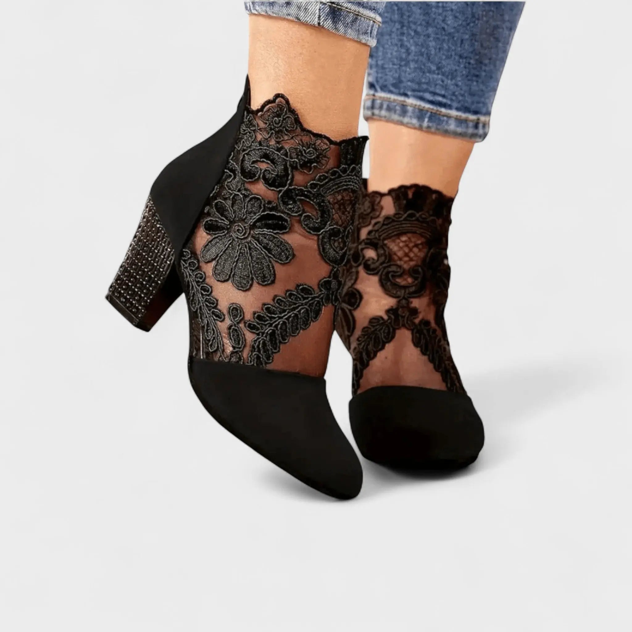 Charlotte™ | Décolleté eleganti con motivo floreale A minha loja