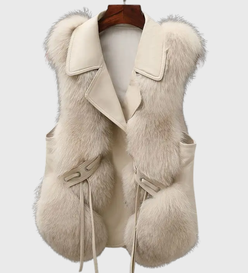 Alina™ gilet in pelle – Elegante e senza tempo A minha loja