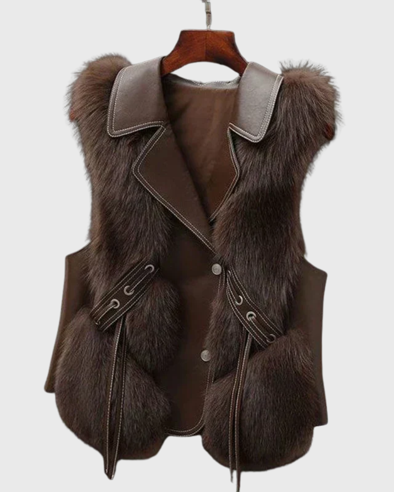 Alina™ gilet in pelle – Elegante e senza tempo A minha loja