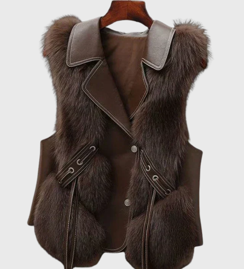 Alina™ gilet in pelle – Elegante e senza tempo A minha loja