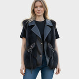 Alina™ gilet in pelle – Elegante e senza tempo A minha loja
