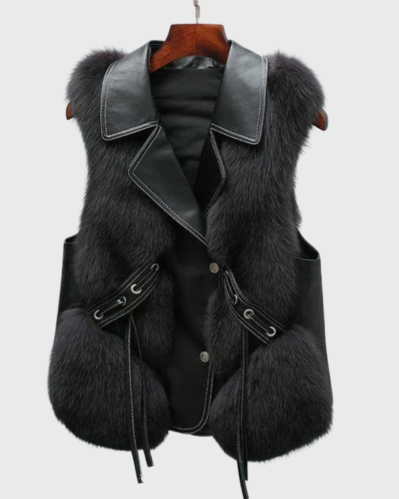 Alina™ gilet in pelle – Elegante e senza tempo A minha loja