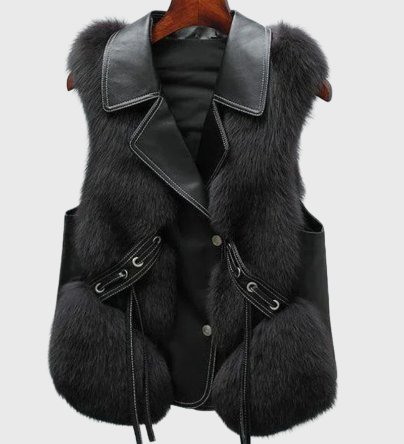 Alina™ gilet in pelle – Elegante e senza tempo A minha loja
