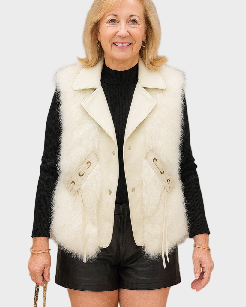 Alina™ gilet in pelle – Elegante e senza tempo A minha loja