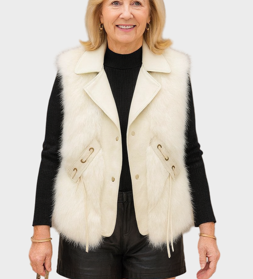 Alina™ gilet in pelle – Elegante e senza tempo A minha loja
