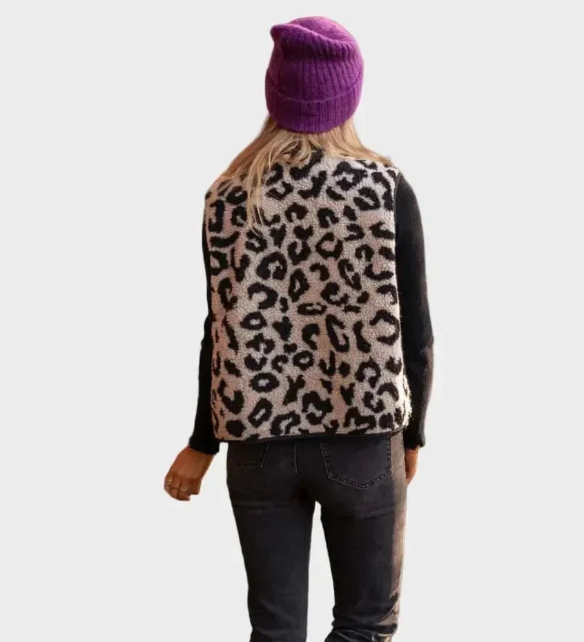 Astrid - Gilet in Stile Leopardo A minha loja