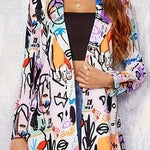 Avery - Blazer Graffiti Stiloso A minha loja