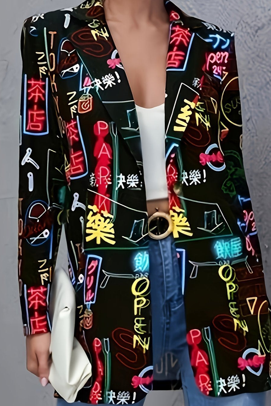 Avery - Blazer Graffiti Stiloso A minha loja