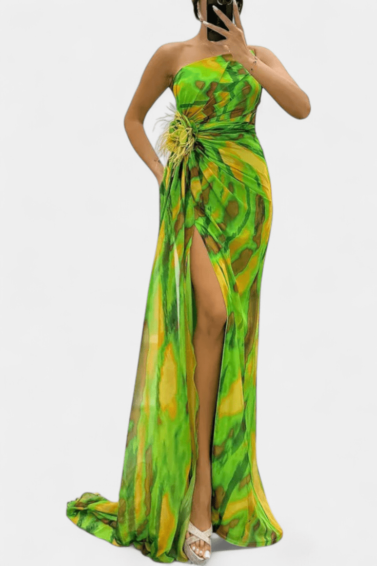 Aylin™ | Abito maxi colorato A minha loja