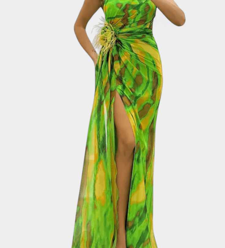 Aylin™ | Abito maxi colorato A minha loja