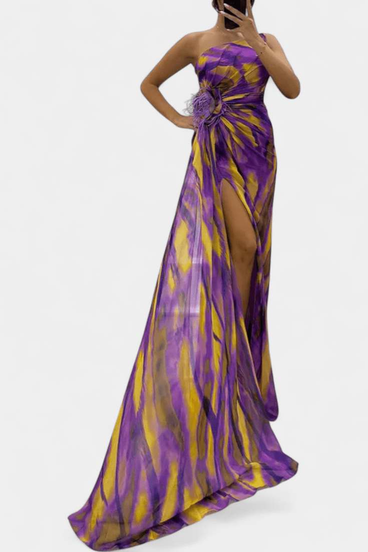 Aylin™ | Abito maxi colorato A minha loja