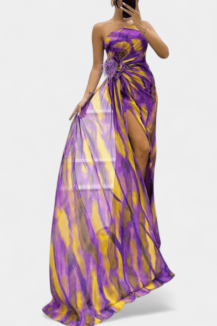 Aylin™ | Abito maxi colorato A minha loja