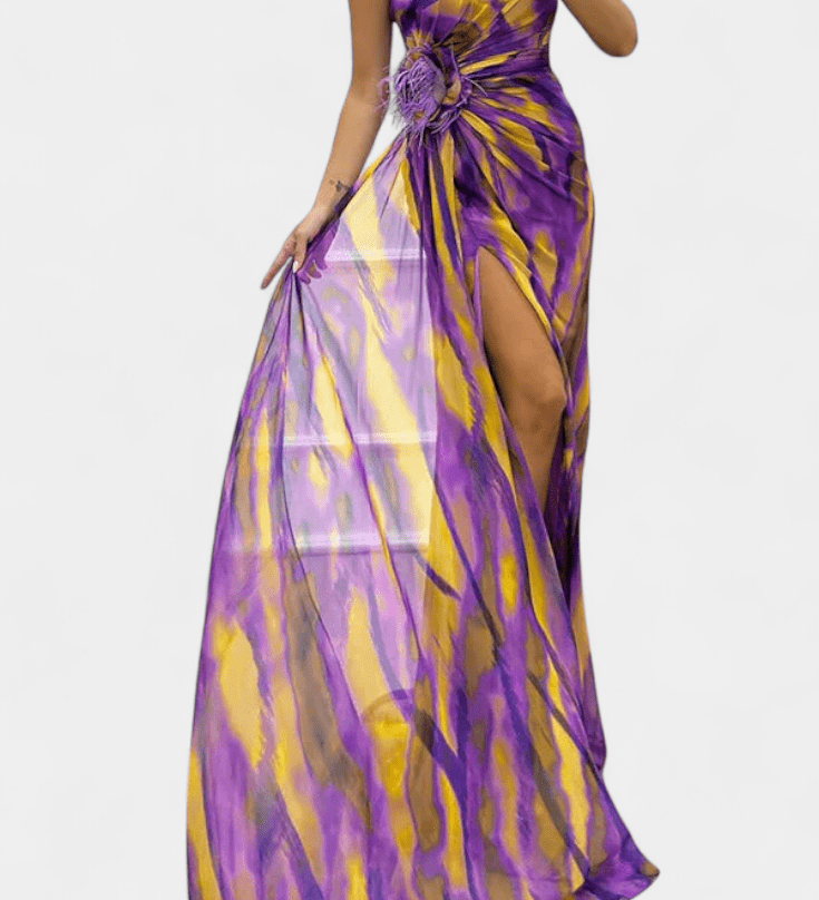 Aylin™ | Abito maxi colorato A minha loja