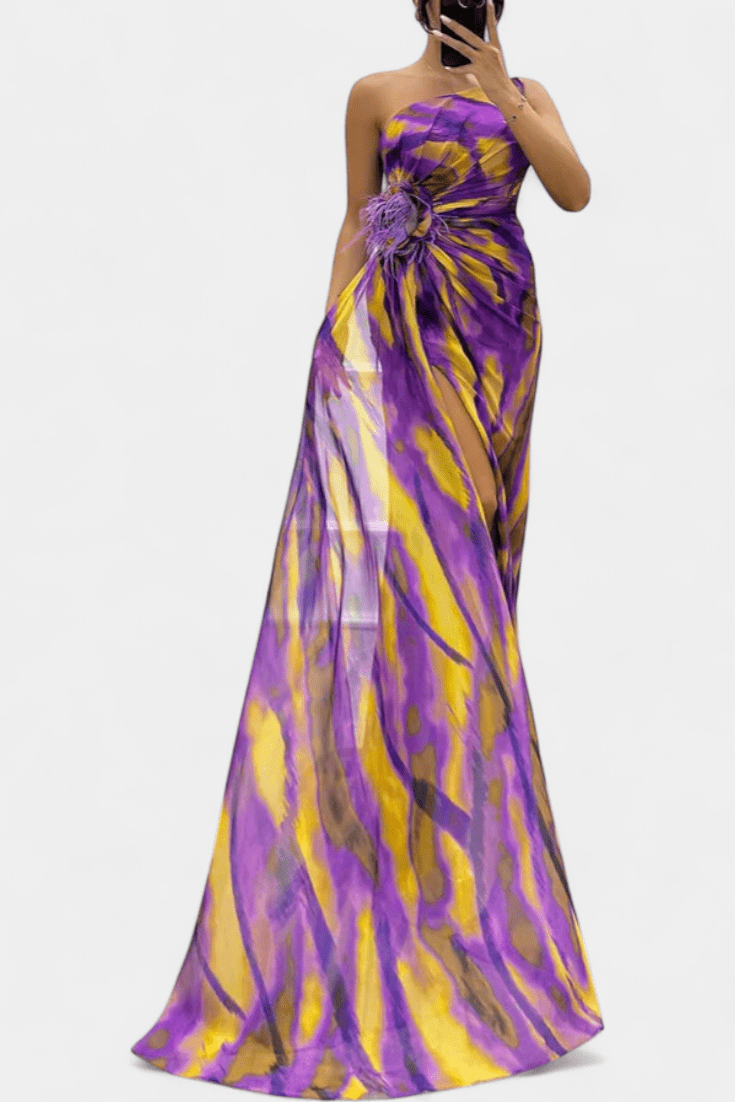 Aylin™ | Abito maxi colorato A minha loja