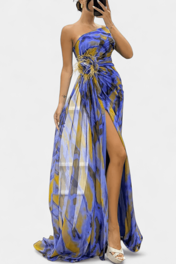 Aylin™ | Abito maxi colorato A minha loja