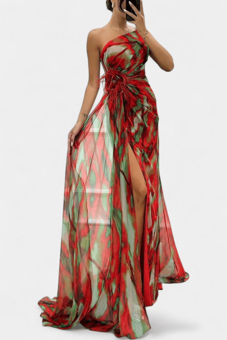 Aylin™ | Abito maxi colorato A minha loja