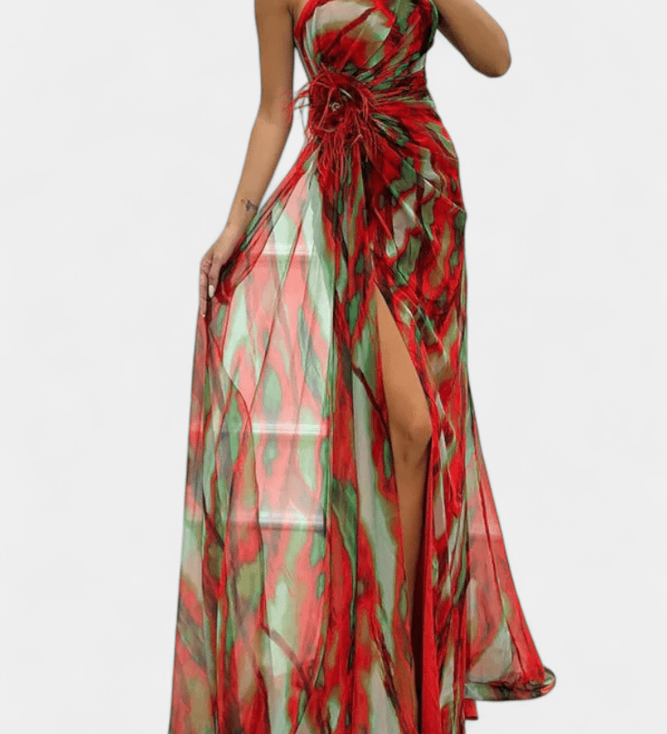 Aylin™ | Abito maxi colorato A minha loja