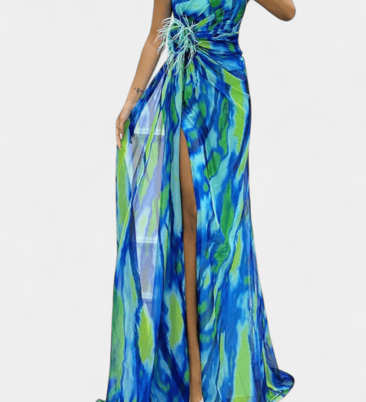 Aylin™ | Abito maxi colorato A minha loja