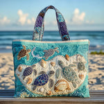 Borsa artigianale trapuntata con tartarughe A minha loja