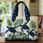Borsa artigianale trapuntata con tartaruga marina A minha loja