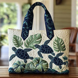 Borsa artigianale trapuntata con tartaruga marina A minha loja