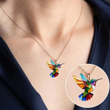 Gioiello colibrì colorato A minha loja