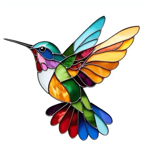Gioiello colibrì colorato A minha loja