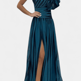 Bethania™ | Abito maxi a righe A minha loja