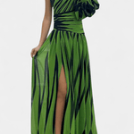 Bethania™ | Abito maxi a righe A minha loja