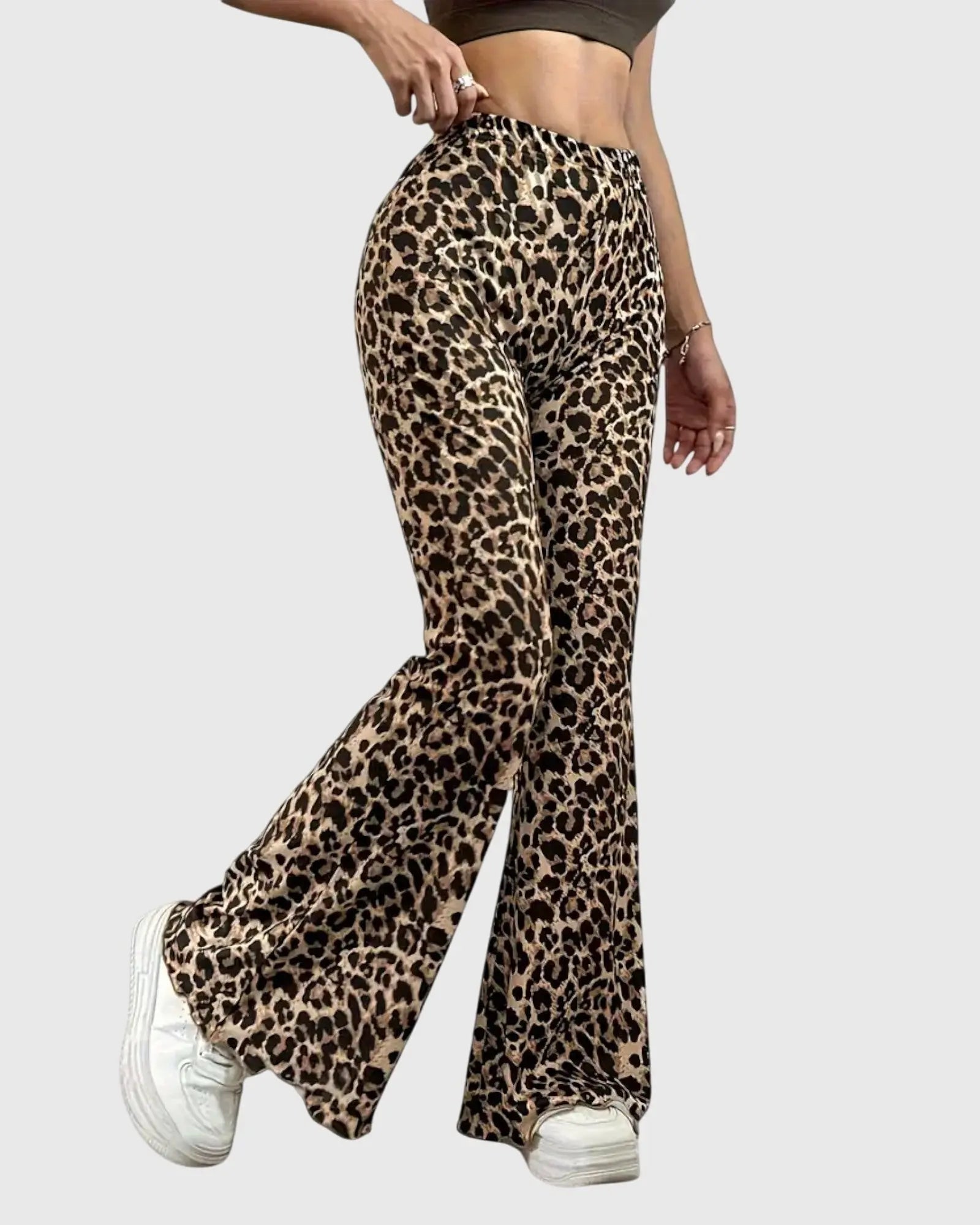 Bootcut™ | Pantaloni leopardati A minha loja