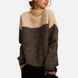 Zuzana – Maglione donna lavorato a maglia con motivo moderno A minha loja